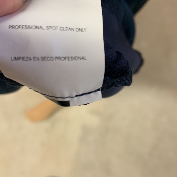 Formal Cocktail Short Navy Blue Beaded Dress women size L - Picture 14 of 14